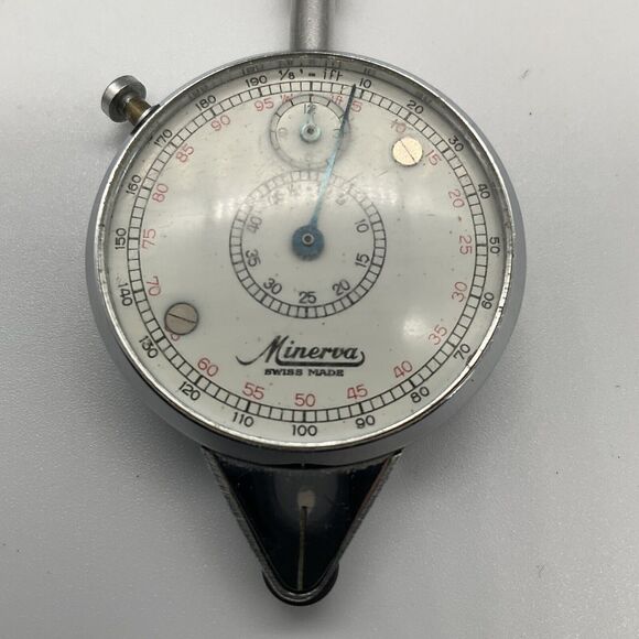 Vintage MINERVA Swiss Opisometer Map Curvimeter Measuring Drafting Tool Read - Picture 3 of 8